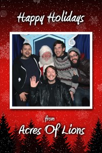 Acres Of Lions Christmas Card (Front)