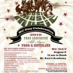 Venue Change - BC Day Show is @ St. Ann's Academy